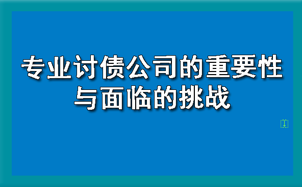 长春专业讨债公司的重要性与面临的挑战